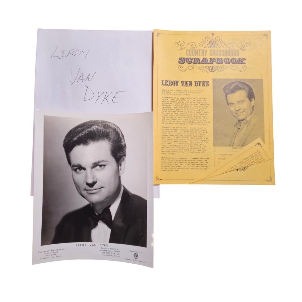 Leron Van Dyke Vintage 50s60s Country Music 8x10 Press‎ Photo & Press Release